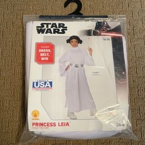 NWT Disney Star Wars Princess Leia Child Costume Medium 8-10/5-7 Years